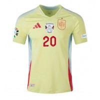 Camisa de time de futebol Espanha Pedri Gonzalez #20 Replicas 2º Equipamento Europeu 2024 Manga Curta